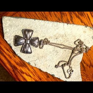 .925 Silpada cross necklace